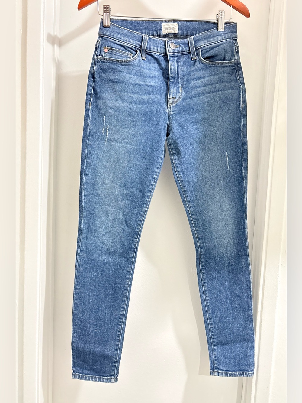 Hudson Jeans Light Blue Skinny Stretch Jeans